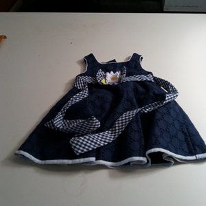 Girl's dress navy